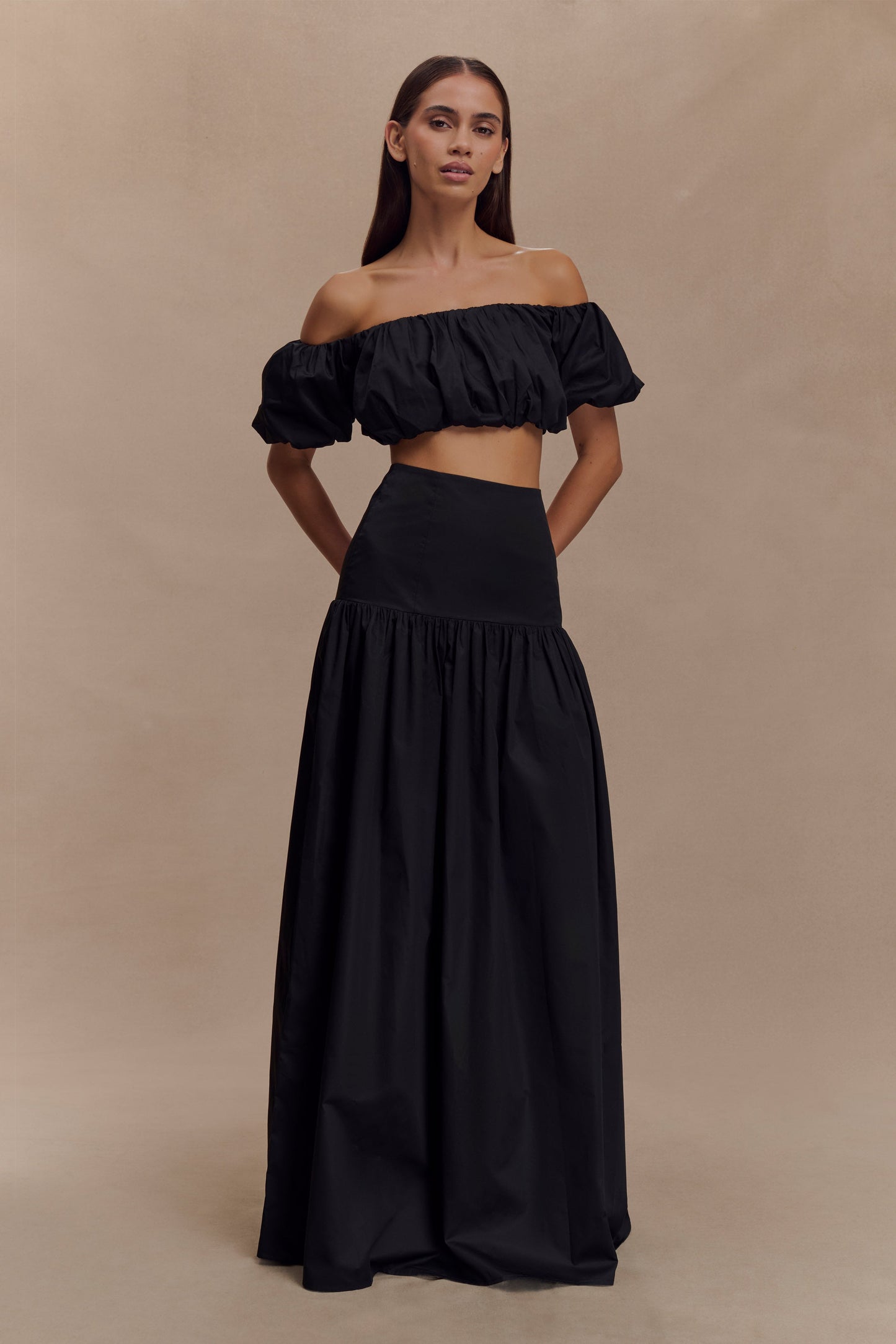 Autumn Maxi Skirt - Black