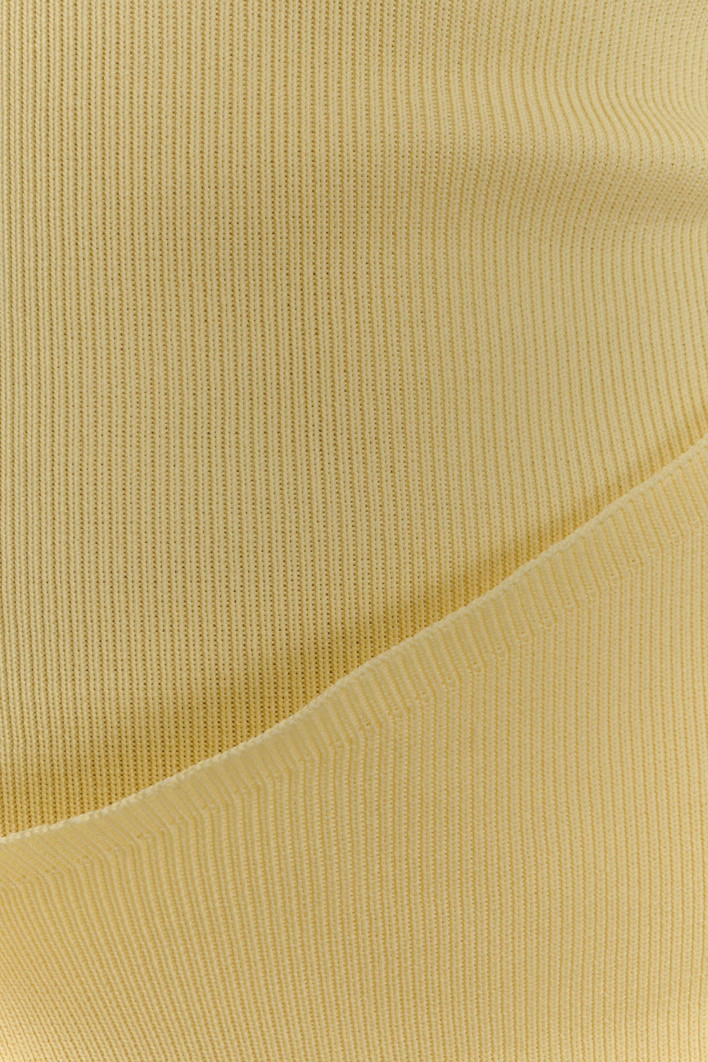 Rian Strapless Knit Mini Dress - Lemon